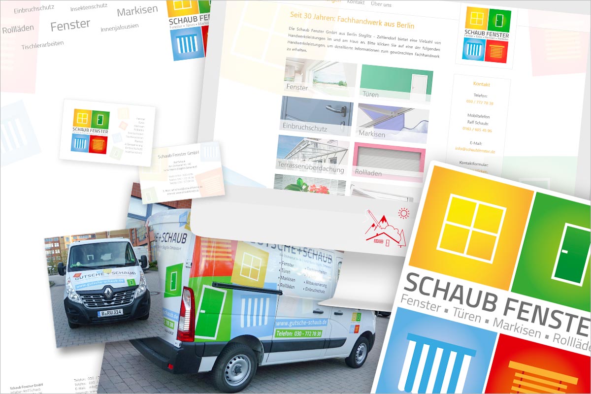 Corporate Designs der Werbeagentur und Kreativagentur für das Ländle / Vorarlberg
