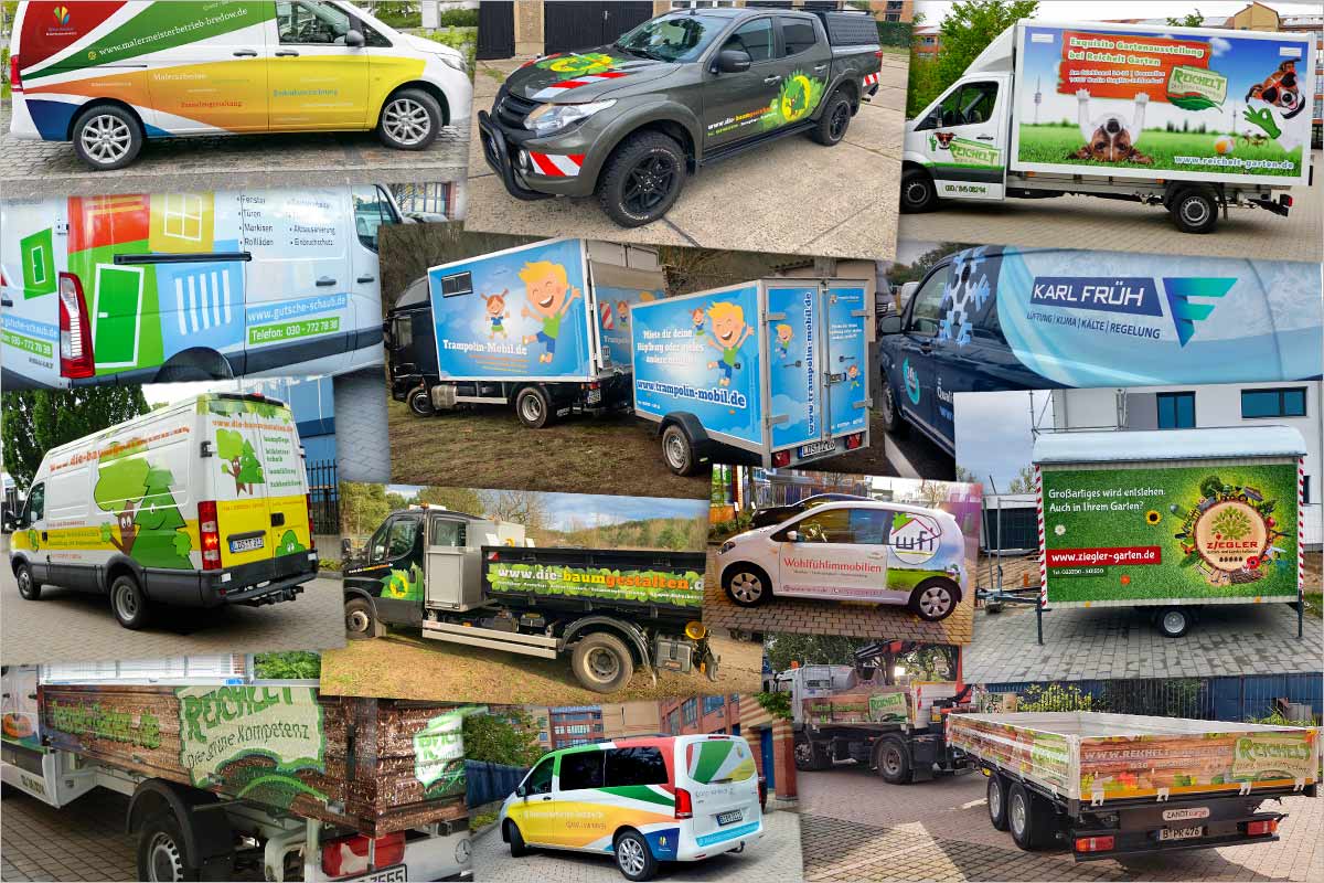 Fahrzeug- und Autowerbung der Werbeagentur und Kreativagentur für Hörbranz, Hohenweiler und Lochau im Leiblachtal